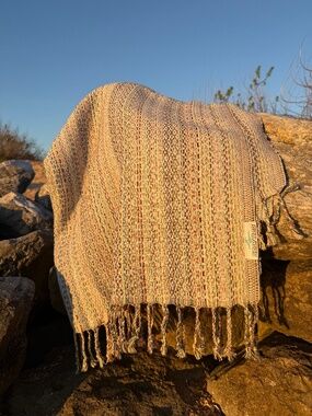 Ahi Rag Grey — Salt Rag™ Sand-Resistant Turkish Beach Towel